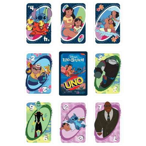 Baralho Uno Lilo e Stitch Regra Especial - Mattel - Kidverte